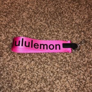 LULULEMON SONIC PINK Never lost key chain